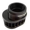 Ager 48mm Oval Power Filter Short Black 4 Pack