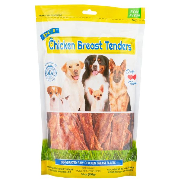 Pet Center Dpc88454 Chicken Breast Tenders Dog Treat, 1-Pound