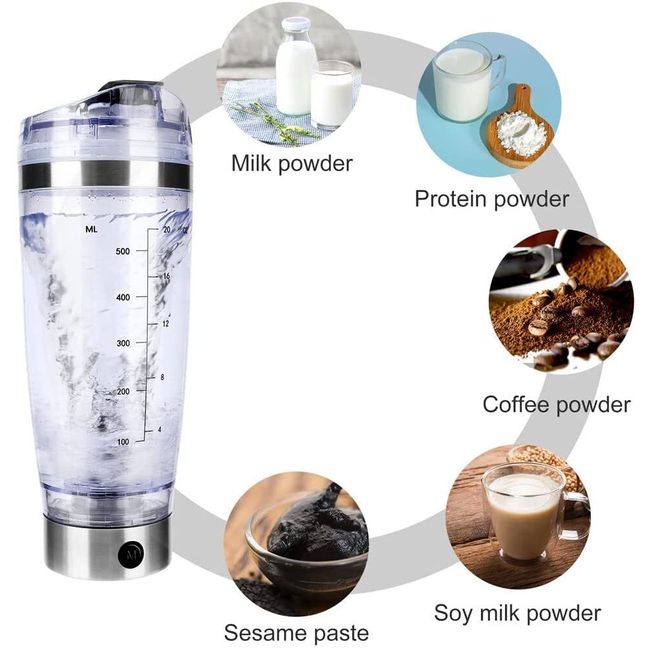 600ml Shaker Bottle For Protein Powder And Workout Supplement