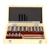 Keyway Broach Kit 22 Pcs Keyway Broach Set Collared Bushing Shim Set Fitted Box
