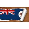 Tasmania Flag Scroll Novelty Aluminum Key Chain KC-9336