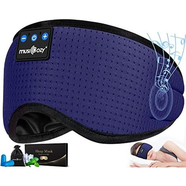 Sleep Headphones Bluetooth 5.4 Headband Breathable Sleeping Headphones,