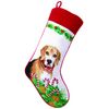 Peking Handicraft Beagle Needlepoint Stocking, 11x18