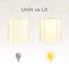 Royal Designs Basic Drum Lamp Shade - Eggshell - 15 x 16 x 16
