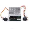 2PCS 10V-55V 12V 24V 36V 40A DC Motor Speed Controller Forward Reverse Adjustable Knob Switch Plus Controller Driver with Digital Display