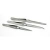 Cross Lock Tweezers Set 3 Cross Locking Soldering Self Closing Straight & Bent