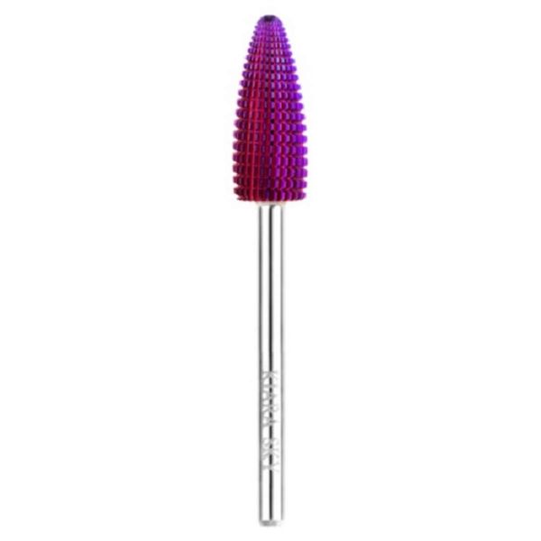 Kiara Sky Purple Drill Bits for E-File Nail Drill (Typhoon Bit (Fine))