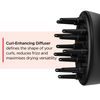 Revlon Airflow Control Dryer || Compact Dryer with Rotating Built-in Concentrator and Curl-Enhancing Diffuser, 2000W || RVDR5320