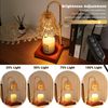 Adjustable Candle Warmer Lamp with Timer Dimmable Includes 2 Bulbs Gold