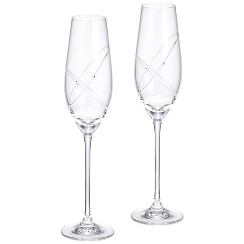 Wedgwood 58310700122 Promises With This Ring Wine Glasses, Wedding Gift, Pair Glasses\