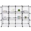 2X 12-Cube Storage Shelf Storage Bins Wire Cube Storage Organizer Modular
