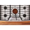 HIC Kitchen Heat Diffuser Reducer Flame Guard with Removable Handle, Stainless Steel, Set of 2