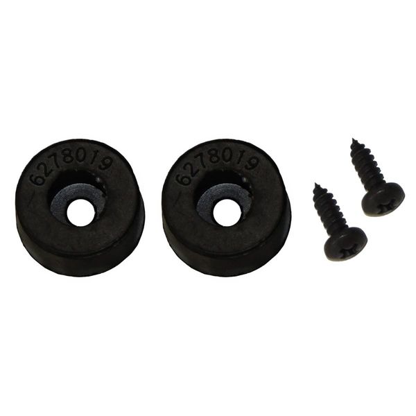Inline Tube Compatible with 1964-81 GM Bench Seat Back Rubber Bumper 4pc