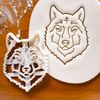 2er Set Wolf Ausstechformen (Formen: Gesicht und Körper), 2 Teil