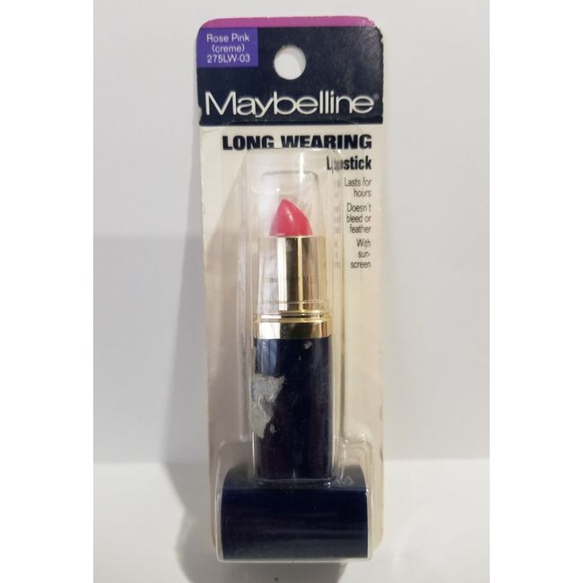 Maybelline LONG WEARING Lipstick Rose Pink ( Cream)