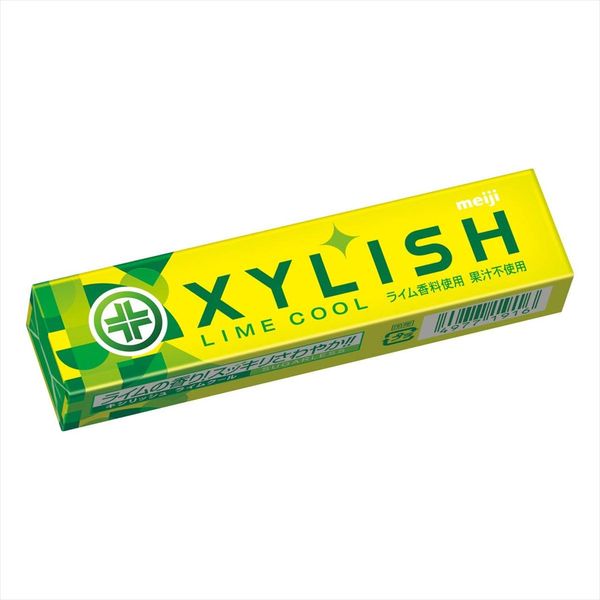 Meiji Kishirish Gum Lime Cool 12 Tablets x 15 Pieces