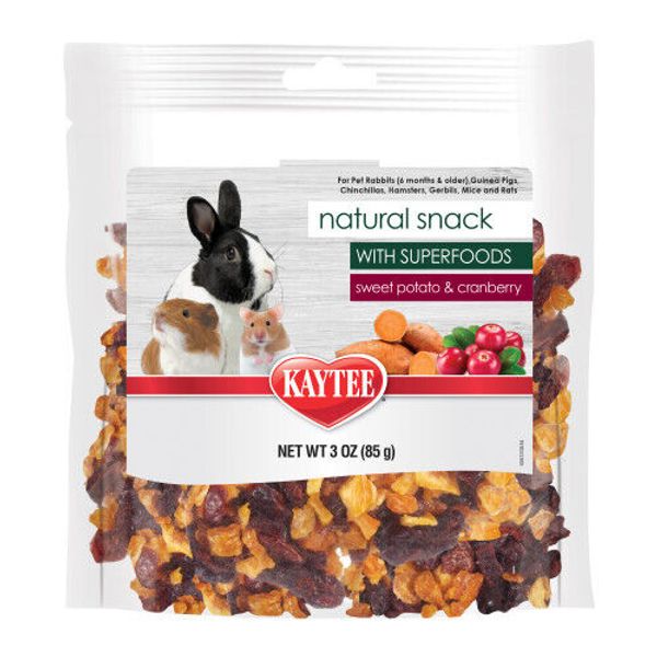 Kaytee Natural Snack with Superfoods Sweet Potato & Cra