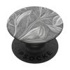 Cool Abstract Silver & Grey Leaf Geometric Effect PopSockets Adhesive PopGrip