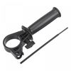 sourcing map Plastic Adjustable Side Front Auxiliary Hammer Handle for 13A Impact Drill, 41-44mm Clamping Range with Scale Depth Ruler