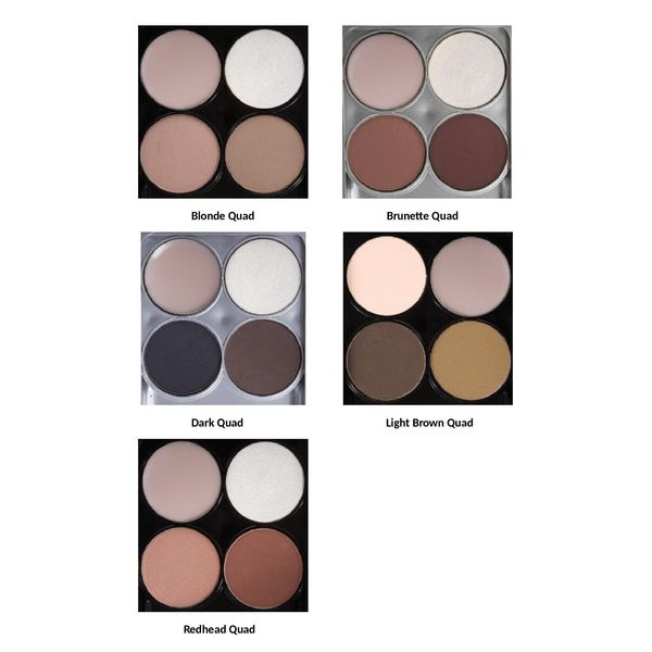 Jolie Perfect Eye Brow Defining Kit Quad (Redhead)