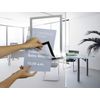 DURABLE DURABRAME Mobile Sign Board Poster Multi Panel Frame 1 Piece (Silver, A4)