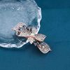 Cimenexe Vintage Crystal Wedding Hair Barrette Clips Glitter Floral Hair Clips Crystal Hair Clip Sparkly Rhinestone Barrette Hair Clip Bride Headwear Decorative Hair Accessories Bridal Hair Jewelry
