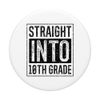 Welcome Back to School Straight In 10th Grade PopSockets mit austauschbarem PopGrip