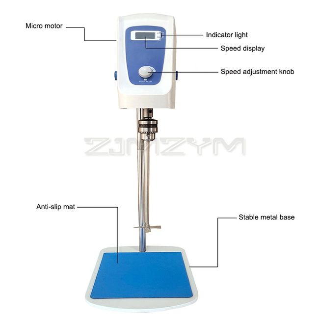 20L LED Electric Digital Overhead Stirrer Mixer Corrosion Resistance Lab  Steel Shaft Lab Mixer Stirrer, Electric Overhead Stirrer Digital Mixer