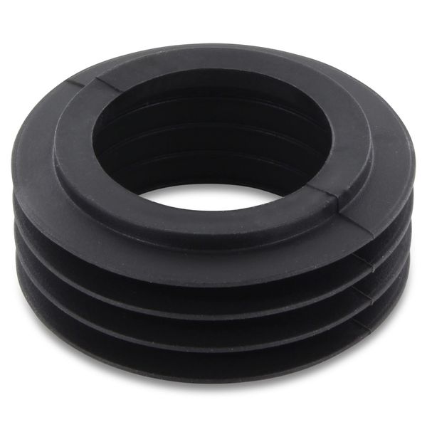 DL-pro Flush Pipe Connector Seal Connector Inner Diameter 37-44 mm Outer Diameter 60 mm Rubber Sleeve for Flush-Mounted Cistern Toilet Flush Pipe Drain Pipe