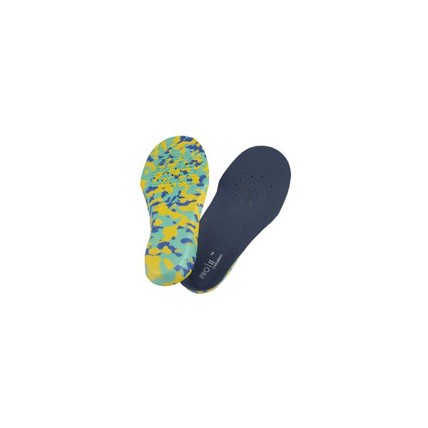 PRO 11 WELLBEING Children's Funky Orthotic Sports Insoles with Arch Support Camo (3.5/5 Kids)