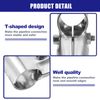 20Set Structural Pipe Connector Joint Pipe Clamps 180 Degree 2 Way