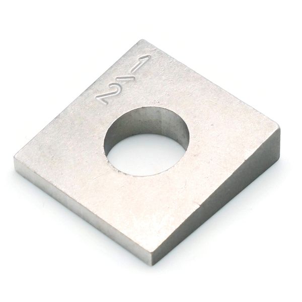 Beveled Square Washers in 304 Stainless Steels - 1/4" - 1" (5, 3/8")