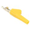 Electrical Test Clips Clip Telecom Communication Test Clamp Replacement with Stripping Needle 25mm Opening J.60043(Yellow)