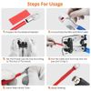 Cable Lug Crimping Tool 6-50mm² Wire Plug Crimper Battery Terminal Connector Kit