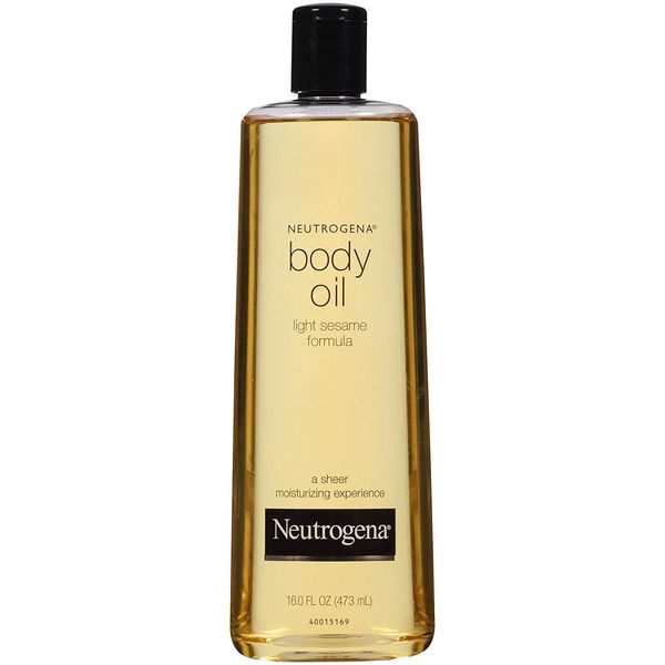 Neutrogena Body Oil, Light Sesame Formula, 16 Ounce (Pack of 2)