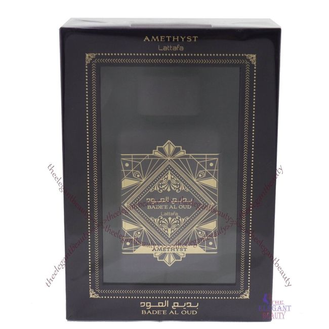 Amethyst Lattafa Badee Al Oud 3.4oz/100ml Edp Spray For Unisex New In Box