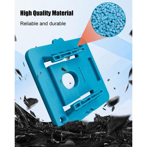 QAGGUM 20Pcs Battery Holder Fit for Makita BL1860 BL1850 BL1840 BL1830 18V Battery, Wall Mount Battery Holder for Workshop Van Shelf Toolbox, with 40 Screws not Include Battery
