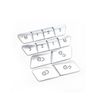 Silver Inner Door Lock Button Overlay Switch Decor For Benz A B CLA/GLA E Class