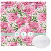 Personalized Watercolor Peonies Washcloth