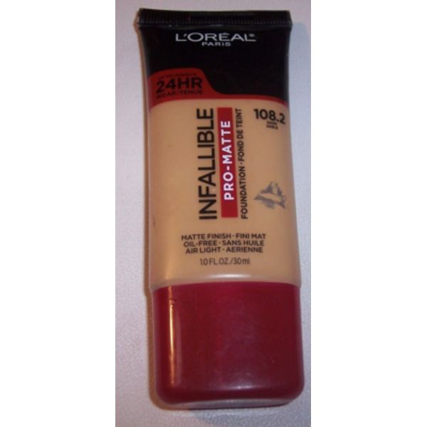 Loreal Paris - 24h wear - Shade 108.2 Sand - Foundation Pro Matte -SHELFPULL D6