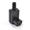 kenable Heavy Duty Rewireable Right Angle IEC C13 Female Socket Plug 10A 250V