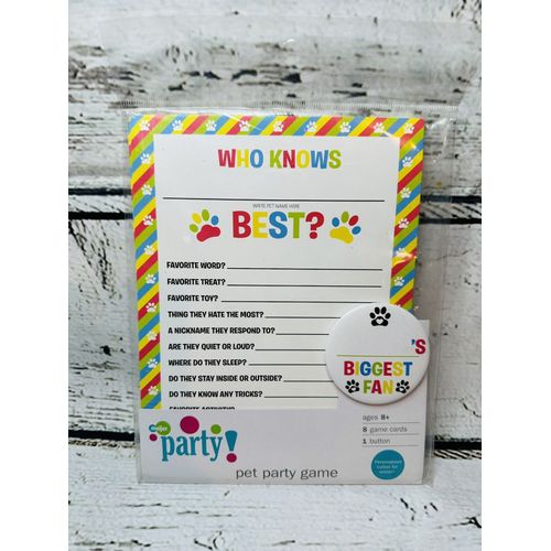 Who Knows Who Best Fun Pet Party Game Cat Dog Animal