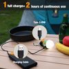 Rechargeable Camping Lights Bulbs Portable Tent Lantern w/3 Lighting Modes Light