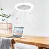2 In 1 Fan For E27 Socket Light w/Remote Ceiling Fan Adjustable LED Smart 3 Mode