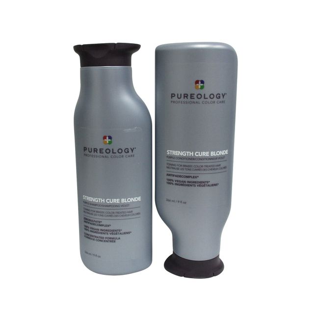 Pureology Strength Cure Blonde Purple Shampoo and Conditioner 9 oz Duo