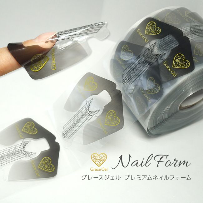 Extension Length Sculpture Nail Form Grace Gel Premium Nail Form