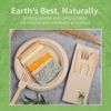 Ibambo Bamboo Disposable Paper Plates - 7 Inch, 1000 Pack, Compostable Plates