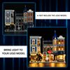 YEABRICKS LED Light for -10255 Creator The Assembly Square Building Blocks Model (Building Set NOT Included)