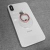 Smartphone Ring, Clear, Thin, Drop Prevention Ring, Bunker Ring, One Hand Operation, 360 Rotation, Strong Adhesion, Stand Function, No Interference, Compatible with Tablets and Smartphones (Rose Gold)