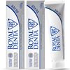 Xylitol Toothpaste, Silver Toothpaste Multipack with Fluoride for Adults, Royal Denta Silver for Fresh Breath